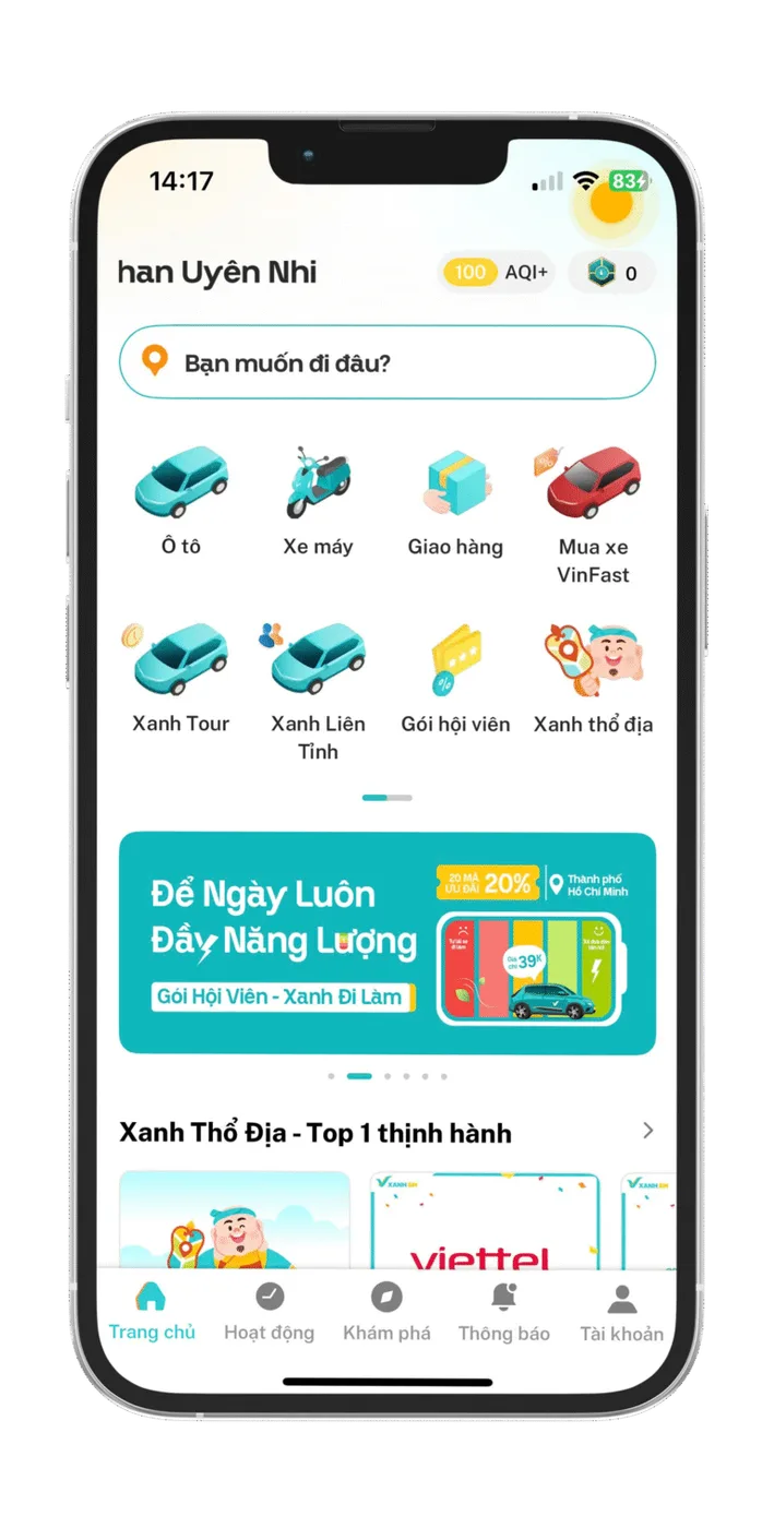 App Xanh SM